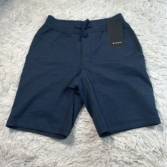 NWT Lululemon City Sweat Short *9.5" Heathered True Navy - Picture 1 of 5